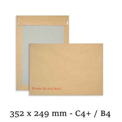 Hard Board Backed Envelopes 'Please do not bend' A6 / C6 - A5 / C5 - A4 /  C4