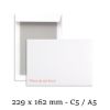 C5 A5 White Hard Board Backed Envelopes