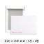 C5 A5 White Hard Board Backed Envelopes