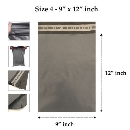 Grey mailing bags - 9x12" inch