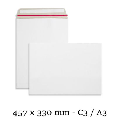 C3 All Board White Envelopes Mailer