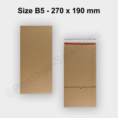 270x190 mm Brown Book Wrap Box Mailer