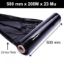 Black 500mmx200M 23Mu Pallet Wrap Rolls