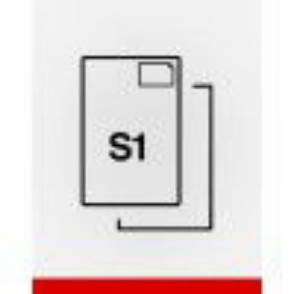 SINGLE INTEGRATED LABELS 96MM X 64MM