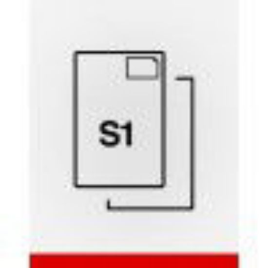SINGLE INTEGRATED LABELS 96MM X 64MM