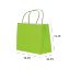 Paper Bags with Twisted Handle (Green) 41x41x12 cm