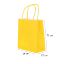 Paper Bags with Twisted Handle (Yellow) 26x31x12 cm