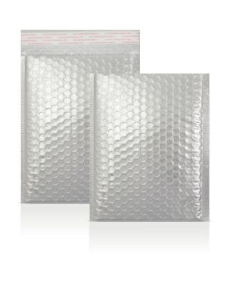 250x180 mm Silver Metallic Bubble Envelopes