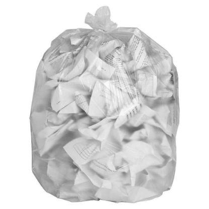 Clear HEAVY DUTY 160G Refuse Sacks Bin Liners Rubbish 18x29x39" inch