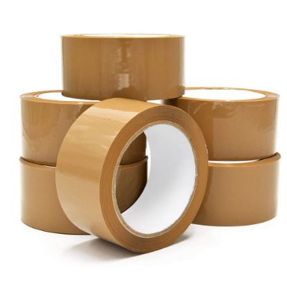 Low Noise Brown Carton Sealing Packaging Tape 48x66M