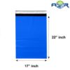 A2 Blue Mailing Bags 17x22"