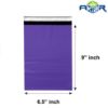 A5 Purple Mailing Bags 6.5x9"
