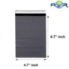 Picture of Grey Mailing Bags 4.7" x 6.7" - 120 x 170 mm - Pack of 100