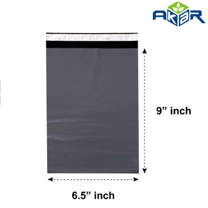 Picture of Grey Mailing Bags 6.5" x 9" - 165 x 230 mm - Pack of 100