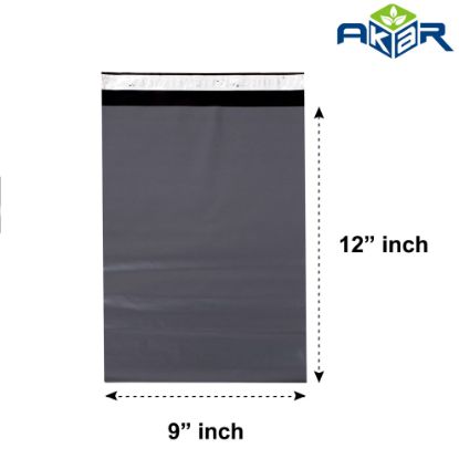 Picture of Grey Mailing Bags 9" x 12" - 230 x 300 mm - Pack of 100
