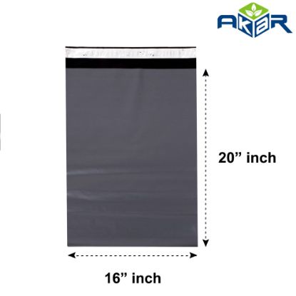 Picture of Grey Mailing Bags 16" x 20" - 400 x 500 mm - Pack of 100