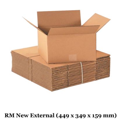 Single wall cardboard boxes - 459x349x159 mm