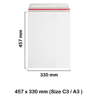 C3 All Board White Envelopes Mailer