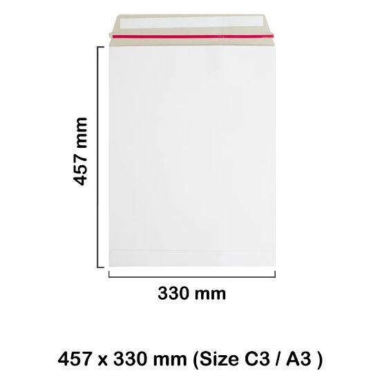 C3 All Board White Envelopes Mailer