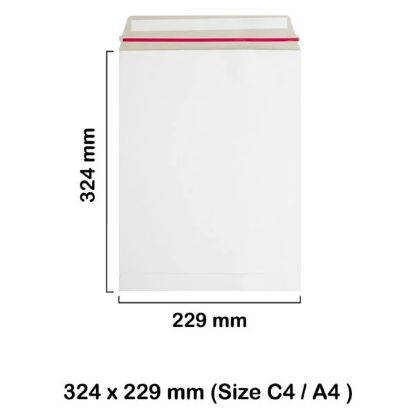 C4 All Board White Envelopes Mailer