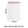 C5 All Board White Envelopes Mailer