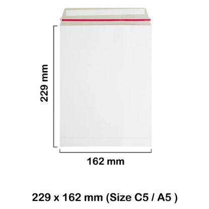 C5 All Board White Envelopes Mailer