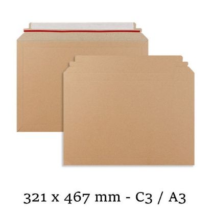 Picture of C3 Capacity Book Mailer (solid) Envelopes Peel & Seal Envelopes 321x467 mm - Box of 100