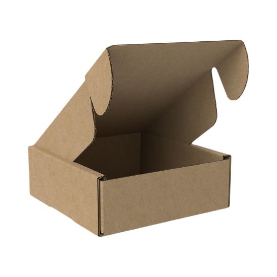 Die Cut Boxes  (Brown) - 116 x 116 x 40 mm (4.5 x 4.5 x 1.5 inches) 