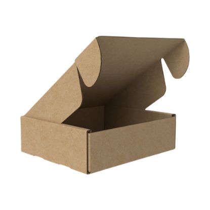 Die Cut Boxes  (Brown) -152 x 127 x 44 mm (6 x 5 x 1.7 inches) - Pack of 5 