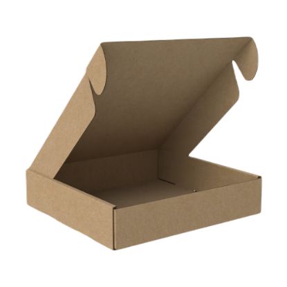 Die Cut Boxes  (Brown) - 252 x 240 x 53 mm (10 x 9.5 x 2 inches) - Pack of 5 