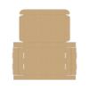 Die Cut Boxes  (Brown) - 350 x 228 x 42 mm (14 x 9 x 1.6 inches) - Pack of 5