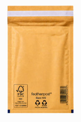 Picture of Featherpost Padded Envelopes Mailer Gold H/5 - 360 x 270 mm - Box of 100